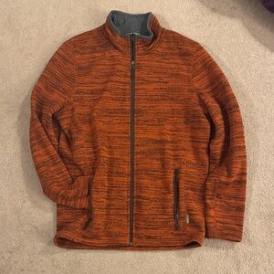 NWOT Kathmandu Men's Rust Zip-Up Sweater